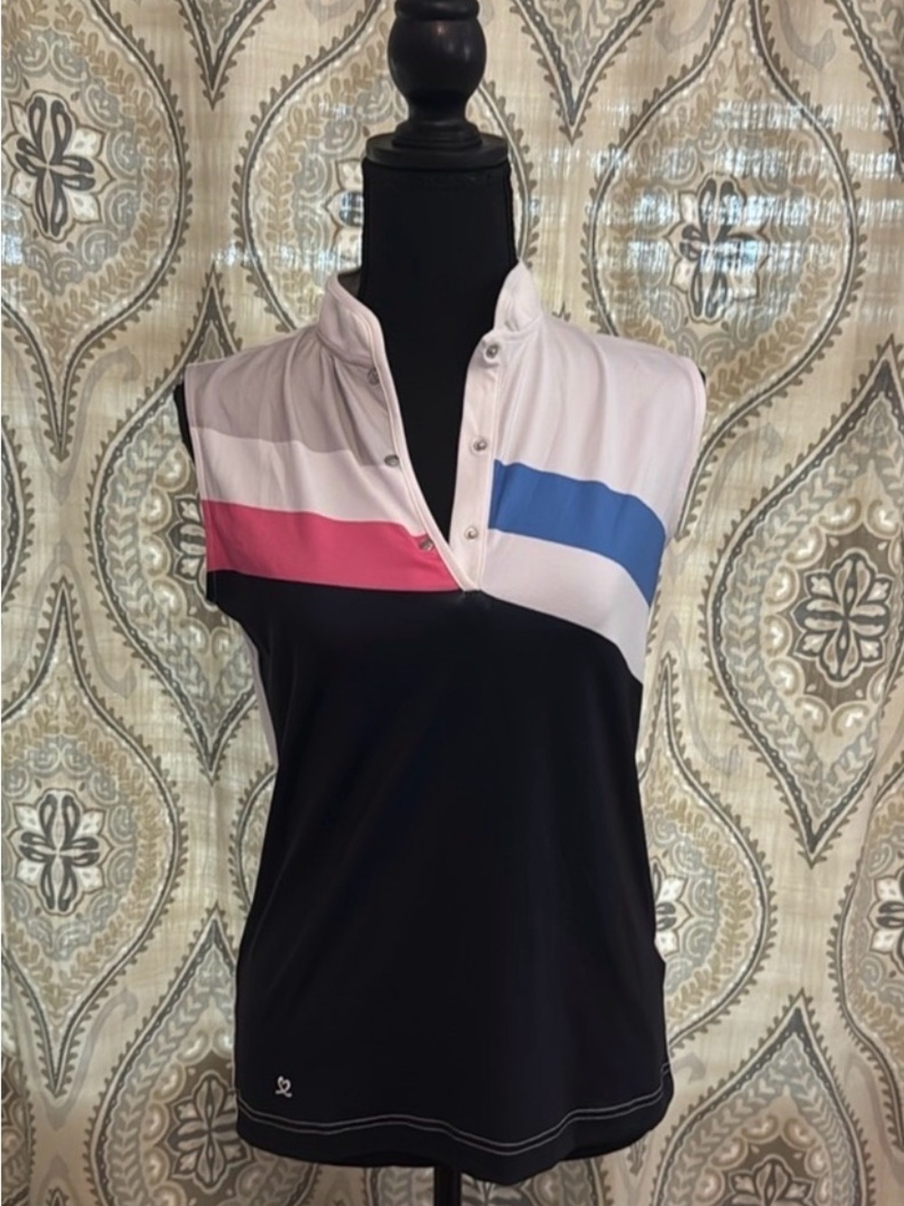 Daily Sports Sleeveless Golf Polo Top Small